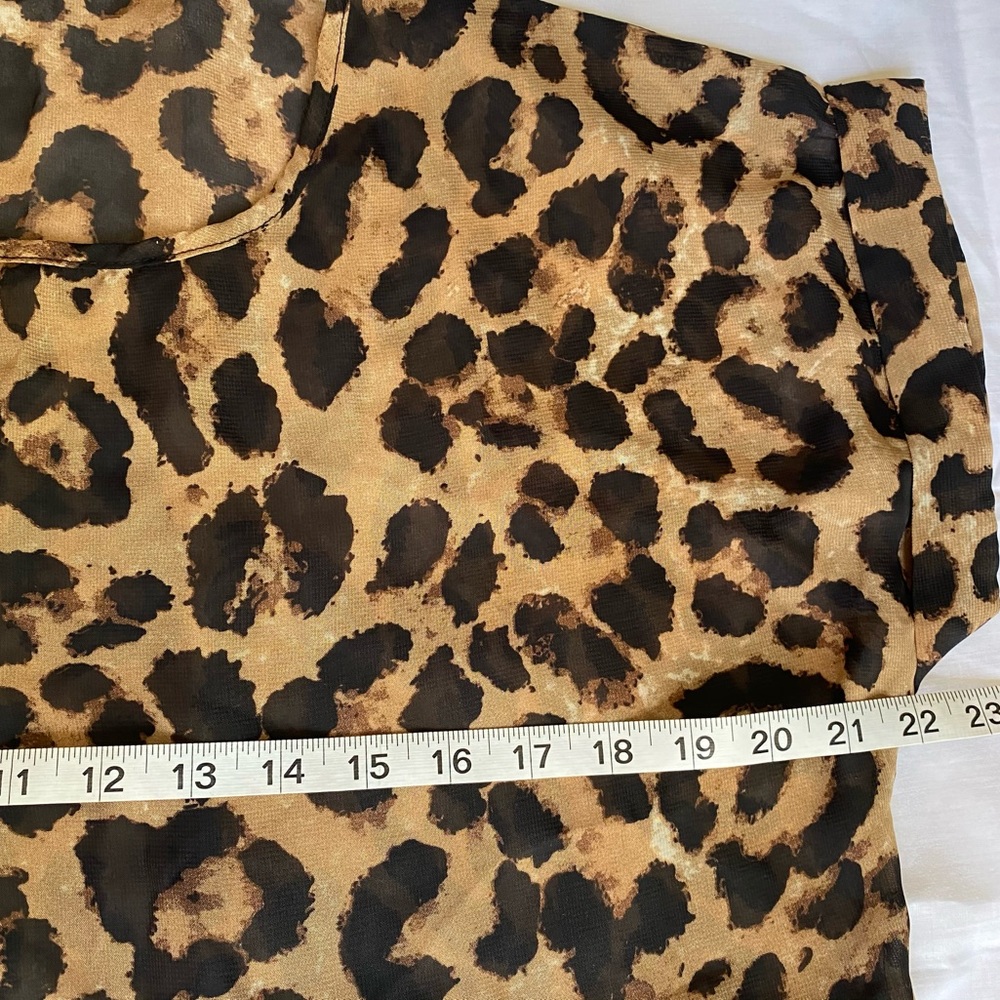 Shein leopard top - Picture 3 of 4
